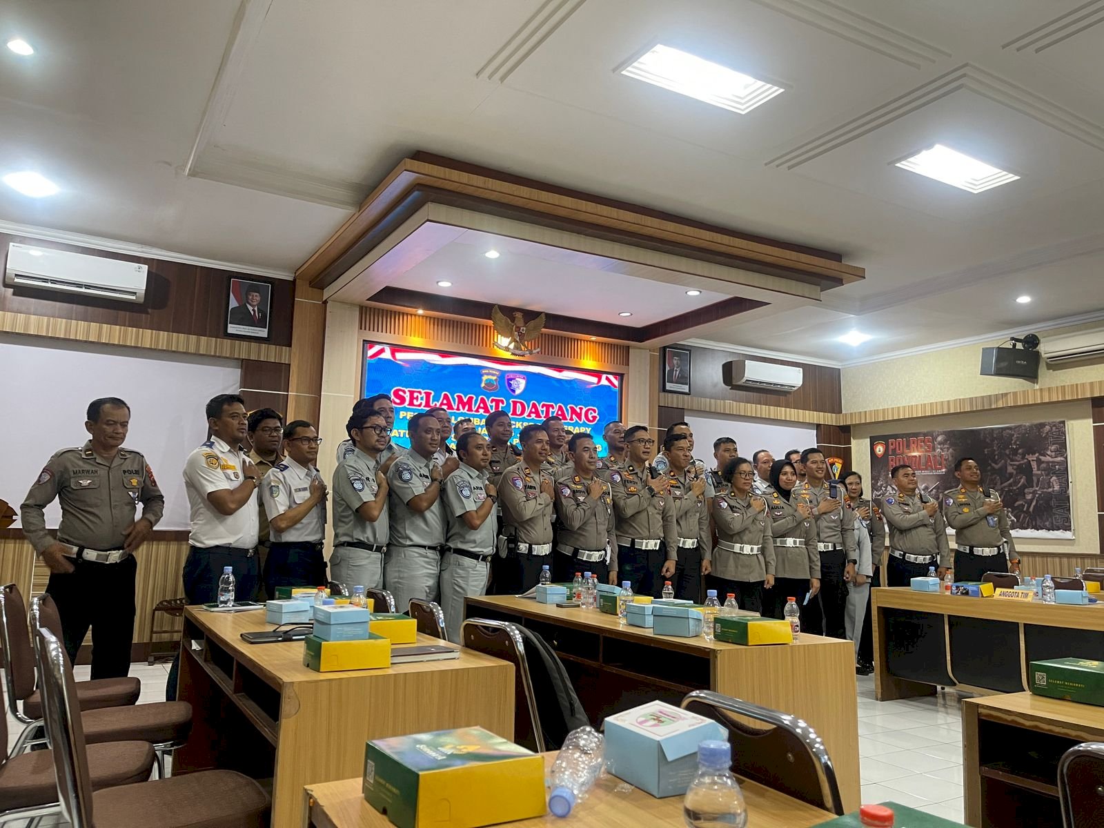 Perangi Laka Lantas! Dishub Klaten Berparisipasi dalam Lomba "Blackspot Therapy" di Polres Boyolali