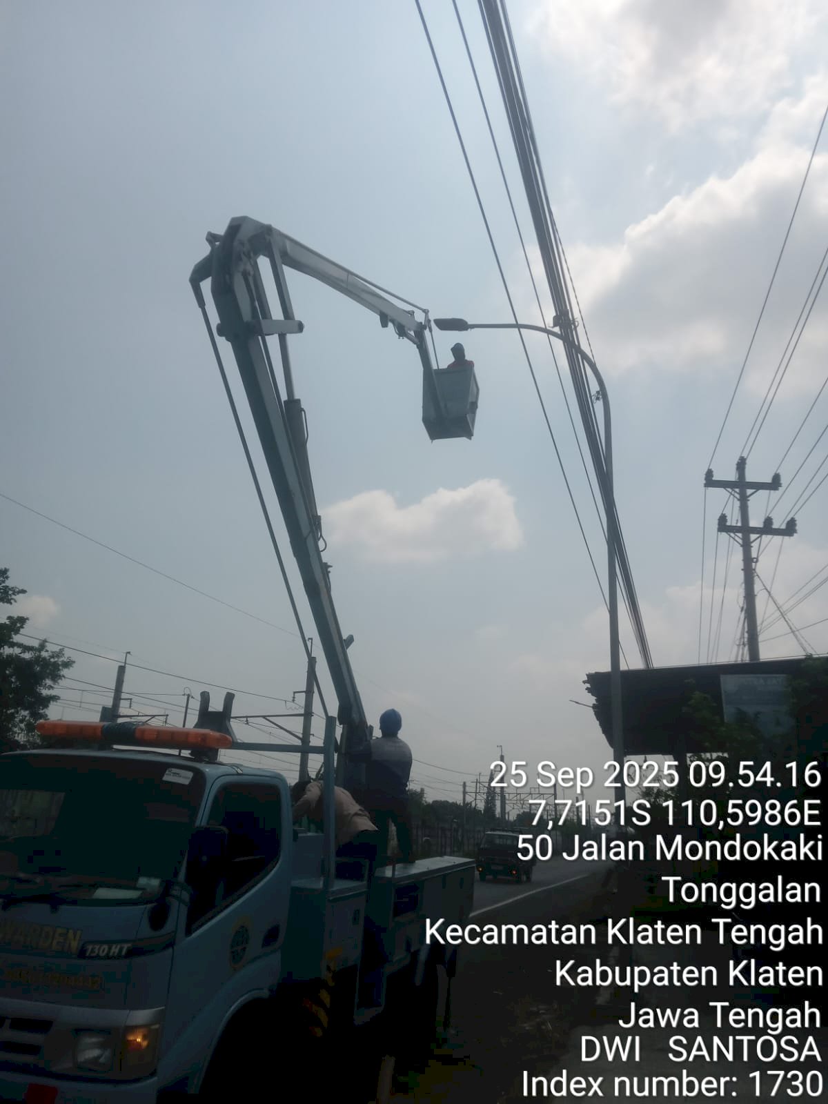 Terang Lagi! Dishub Klaten Perbaiki 4 Titik Lampu Hibah BPTD di Jalur Clasis–Krapyak