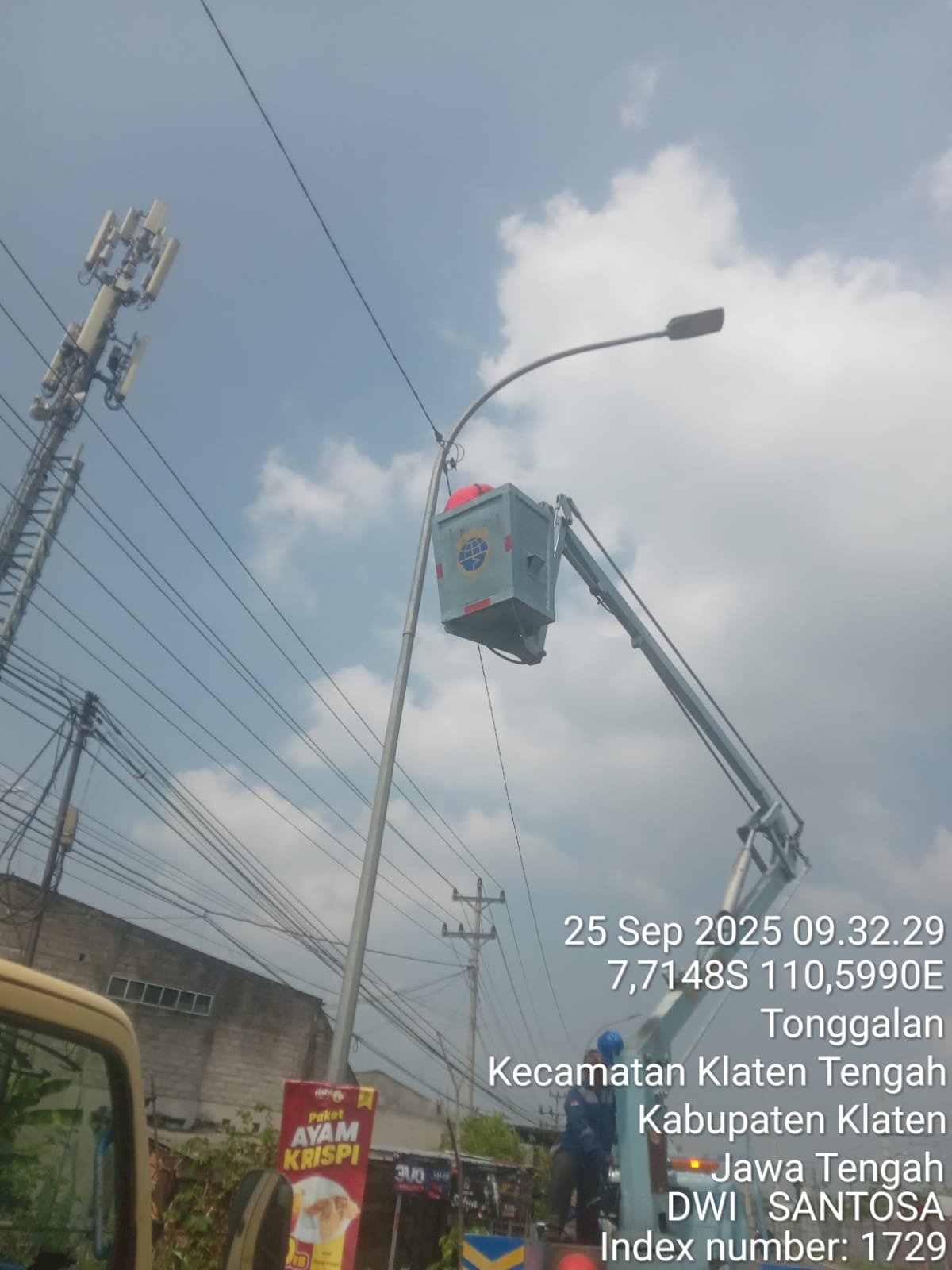 Terang Lagi! Dishub Klaten Perbaiki 4 Titik Lampu Hibah BPTD di Jalur Clasis–Krapyak