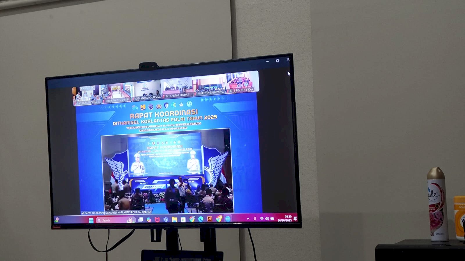 Sinergi Menuju Indonesia Emas! Dishub Klaten Hadiri Rapat Koordinasi Lalu Lintas Ditkamsel Korlantas Polri 2025 di Polres Klaten