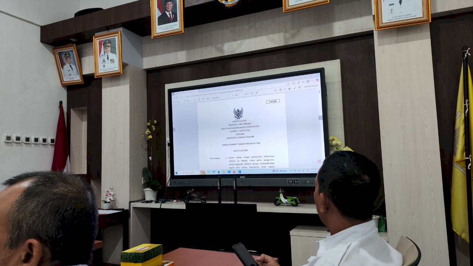 “Bupati Diminta Tegas! Dishub Klaten Bahas Jaminan Pembongkaran Reklame dalam Perbup”
