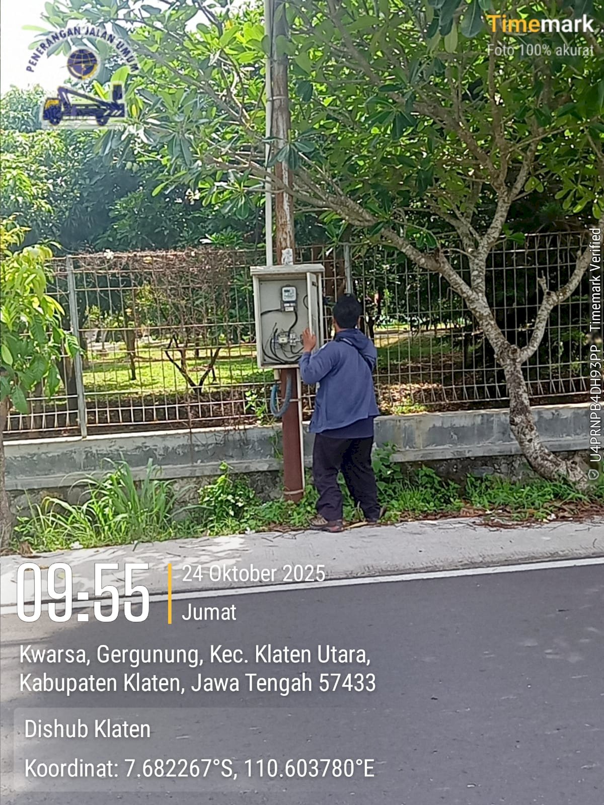 Servis Panel Kontrol PJU Taman Gergunung: Dinas Perhubungan Jaga Kehandalan Sistem Penerangan