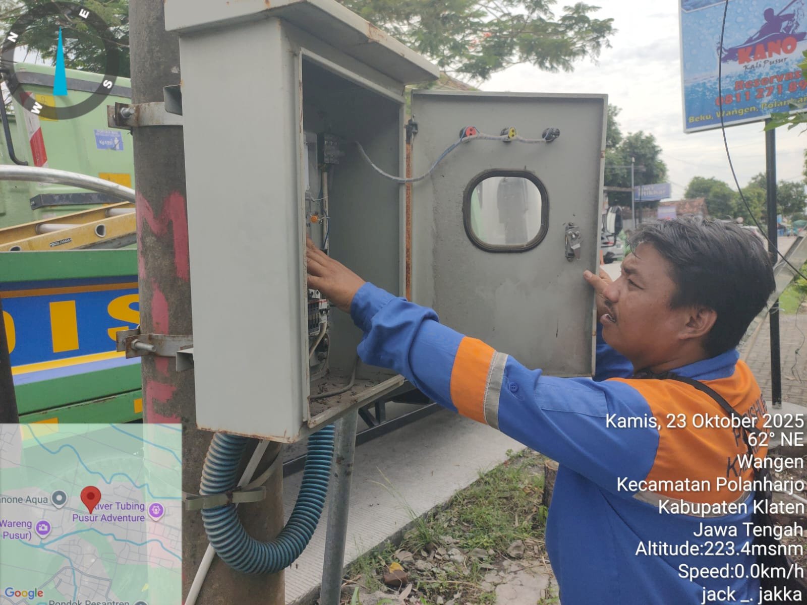 Respons Cepat Kerusakan PJU Ruas Cokro-Delanggu! Tim MRLL & PJU Perbaiki Kabel Putus dan Korosi Jaringan Listrik