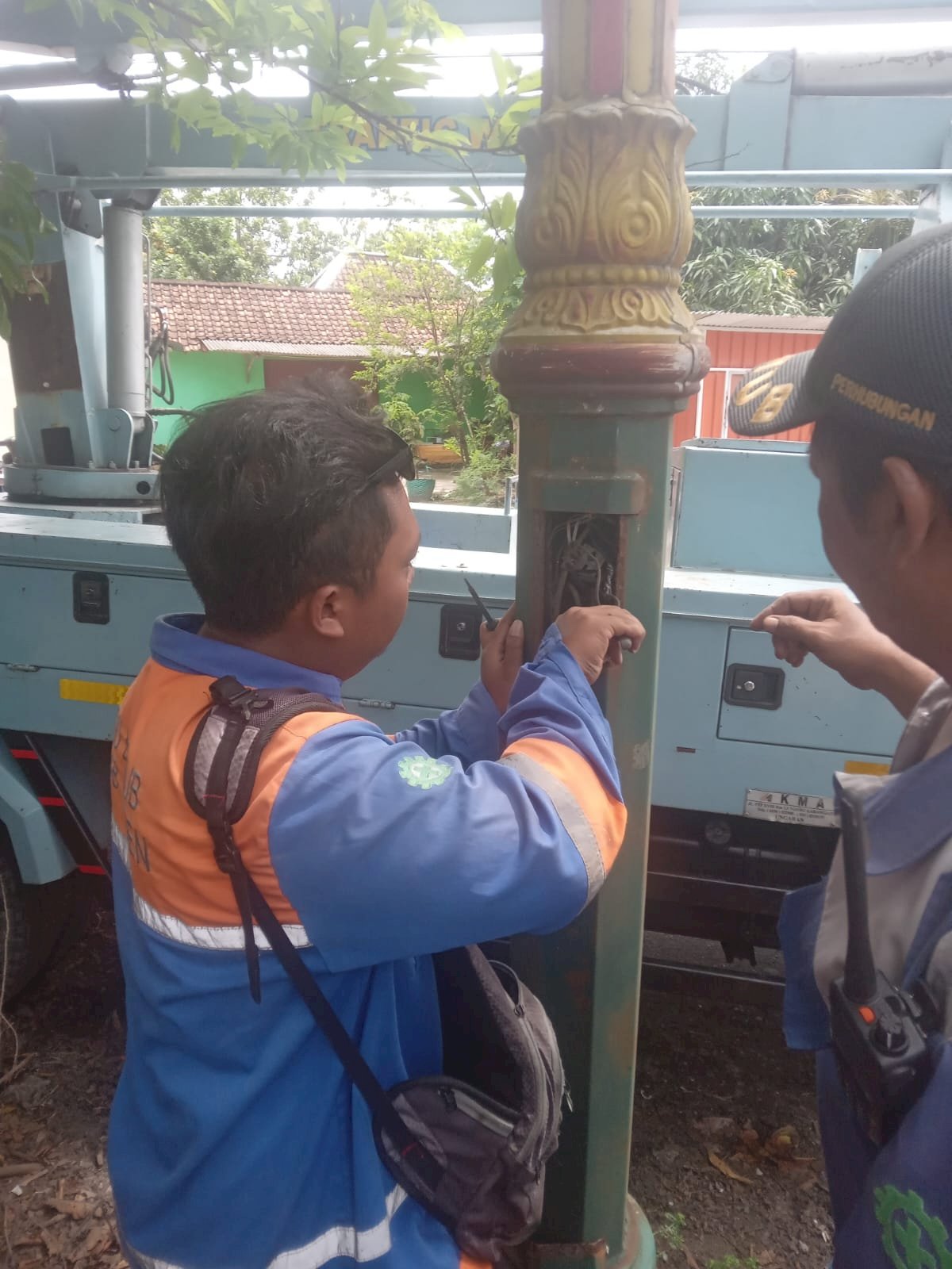 Lampu Jalan di Tegalmas-Srowot Hidup Terang! Dinas Perhubungan Respons Cepat Perbaikan PJU dan Jaringan Kabel Bawah Tanah