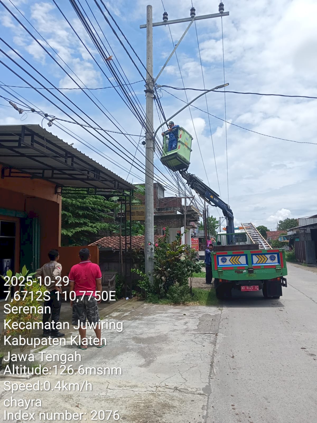 Terang Maksimal! Dishub Klaten Perbarui Seluruh Lampu Penerangan Jalan di Ruas Serenan