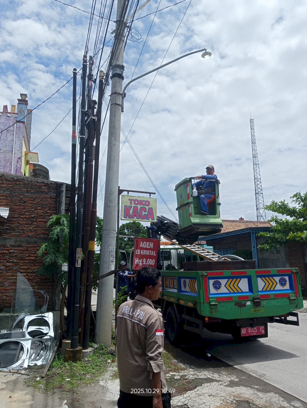Terang Maksimal! Dishub Klaten Perbarui Seluruh Lampu Penerangan Jalan di Ruas Serenan
