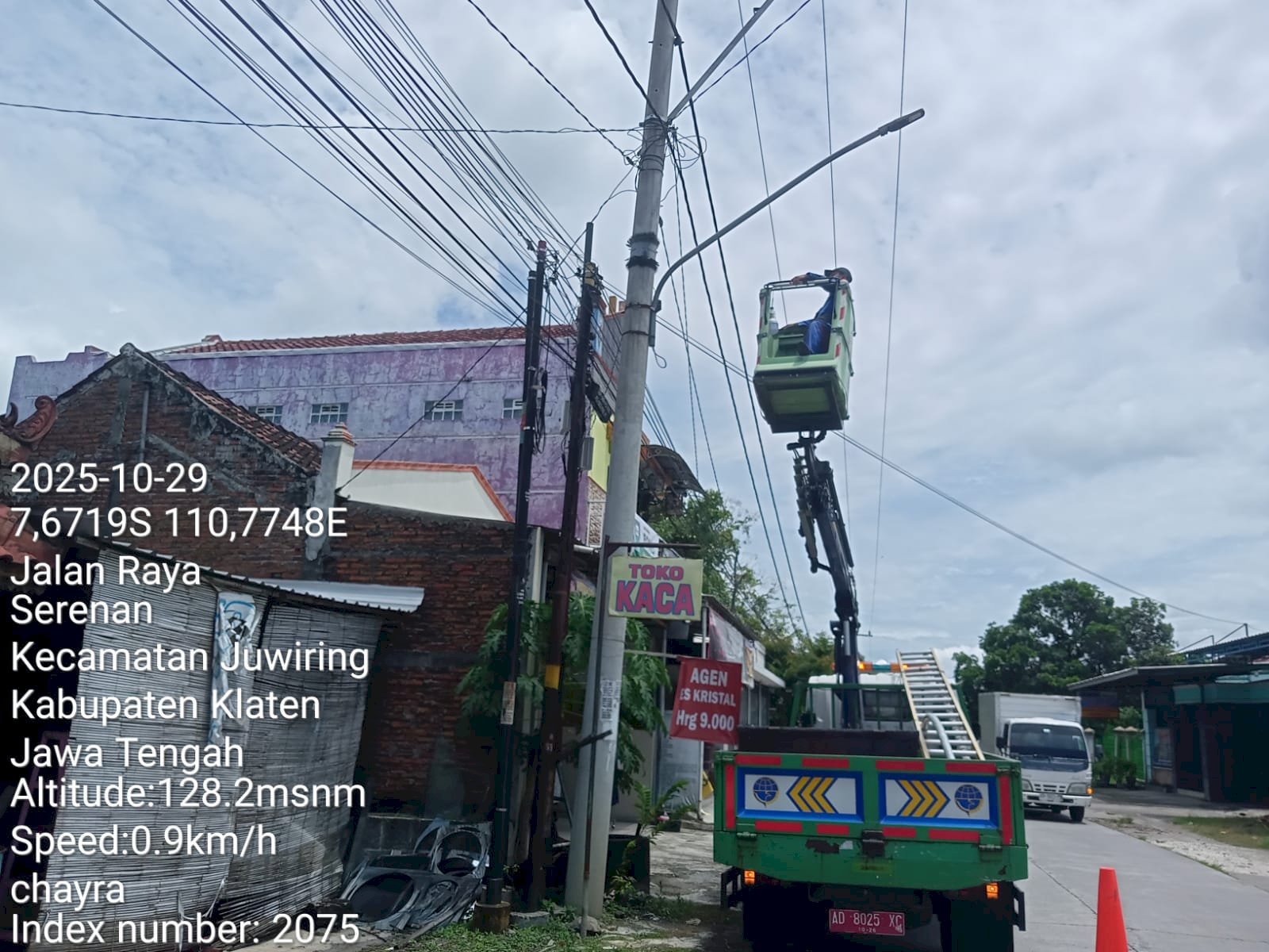 Terang Maksimal! Dishub Klaten Perbarui Seluruh Lampu Penerangan Jalan di Ruas Serenan