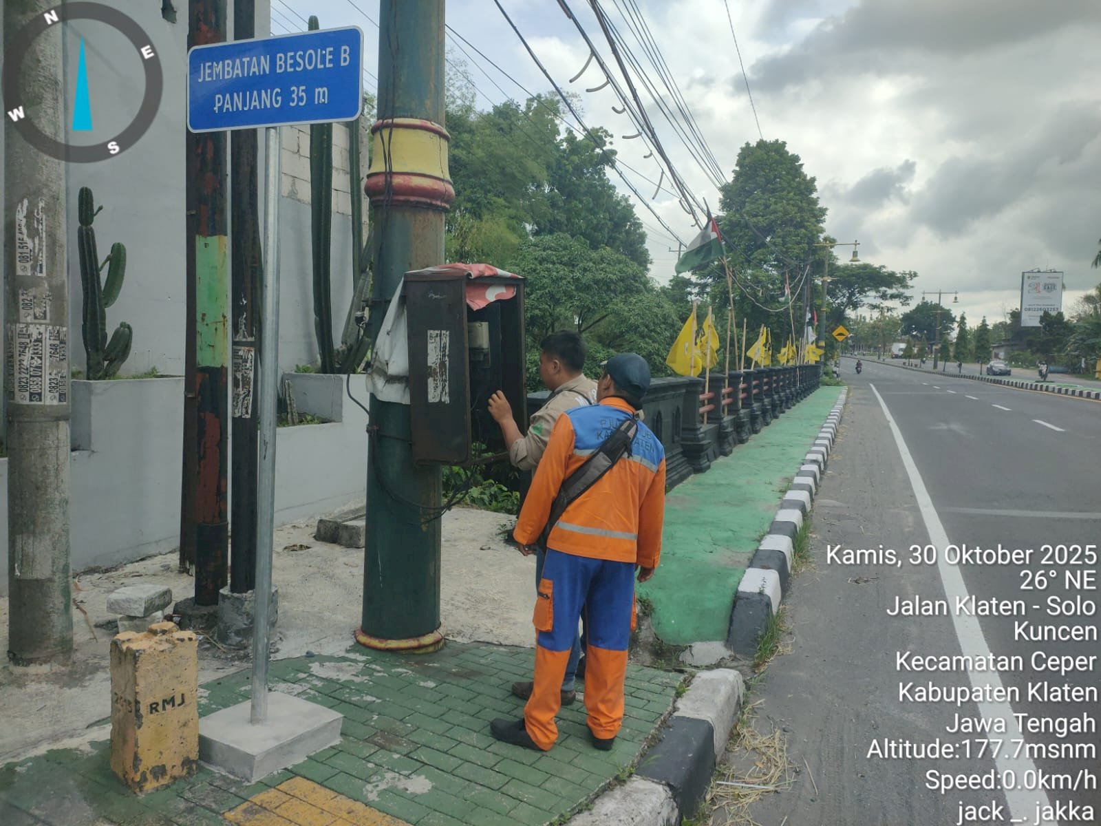 ⚡Klaten Makin Terang! Tim PJU Lakukan Perawatan Infrastruktur di Besole dan Bowan untuk Keamanan Pengguna Jalan 24 Jam