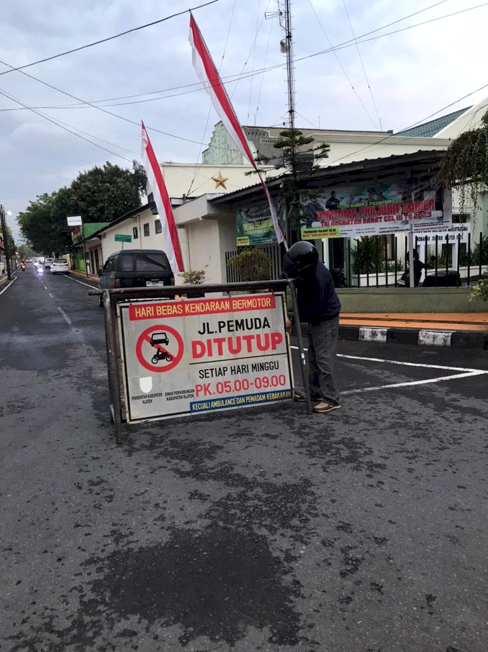Car Free Day Klaten Lancar Sempurna! Dalops Dishub Heroik Selamatkan Anak Hilang di Depan BR