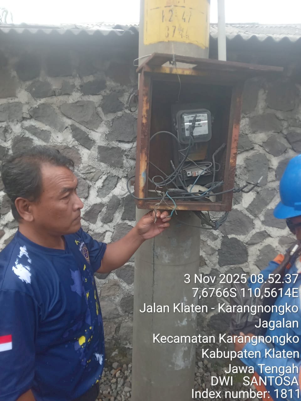 Lampu Depan Koramil Karangnongko Terang Benderang! Dishub Klaten Ganti Kontactor Jagalan