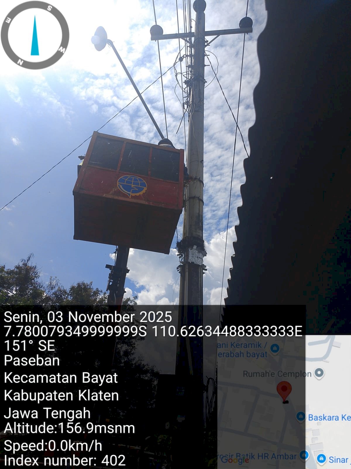 Lampu Tanjakan Melikan Wedi Terang Maksimal! Dishub Klaten Ganti dengan Fitting E27 & LED 40W