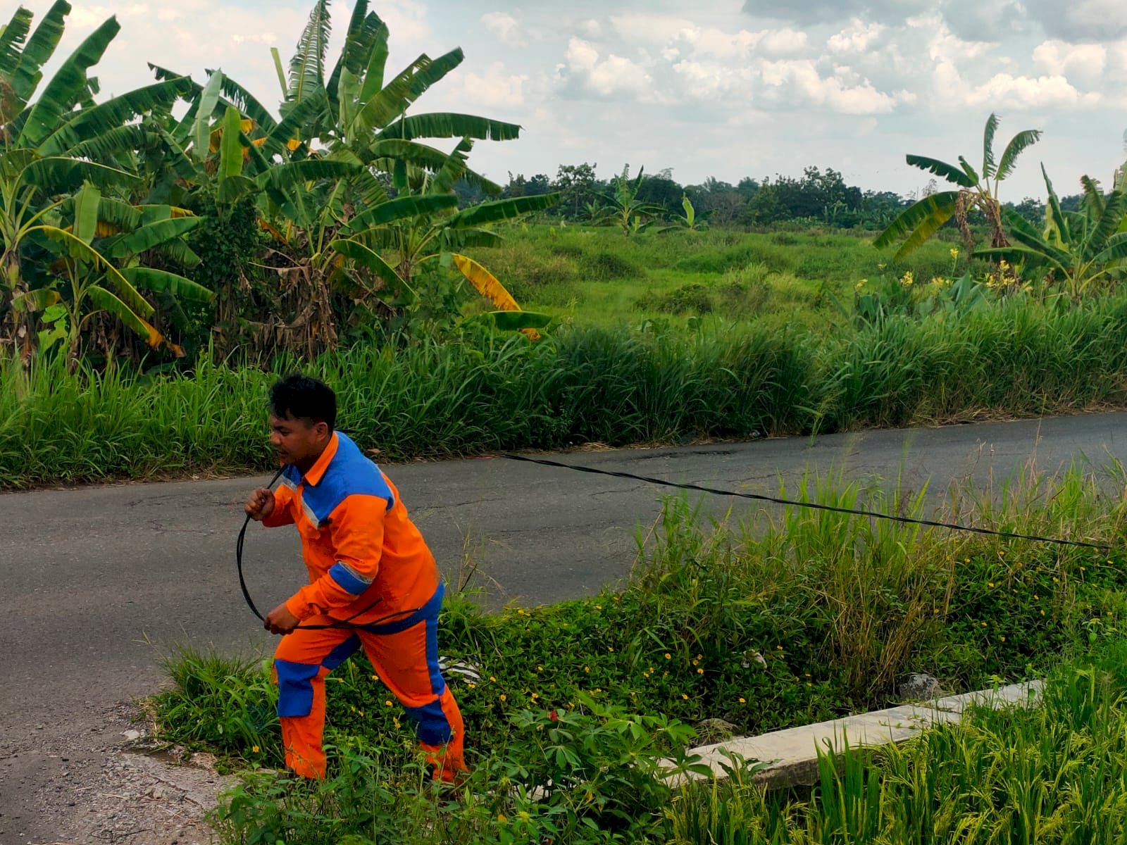 Jaringan Kabel Putus di Ruas Janti-Tegalgondo Berhasil Diperbaiki! Dishub Klaten Pulihkan Listrik & Komunikasi