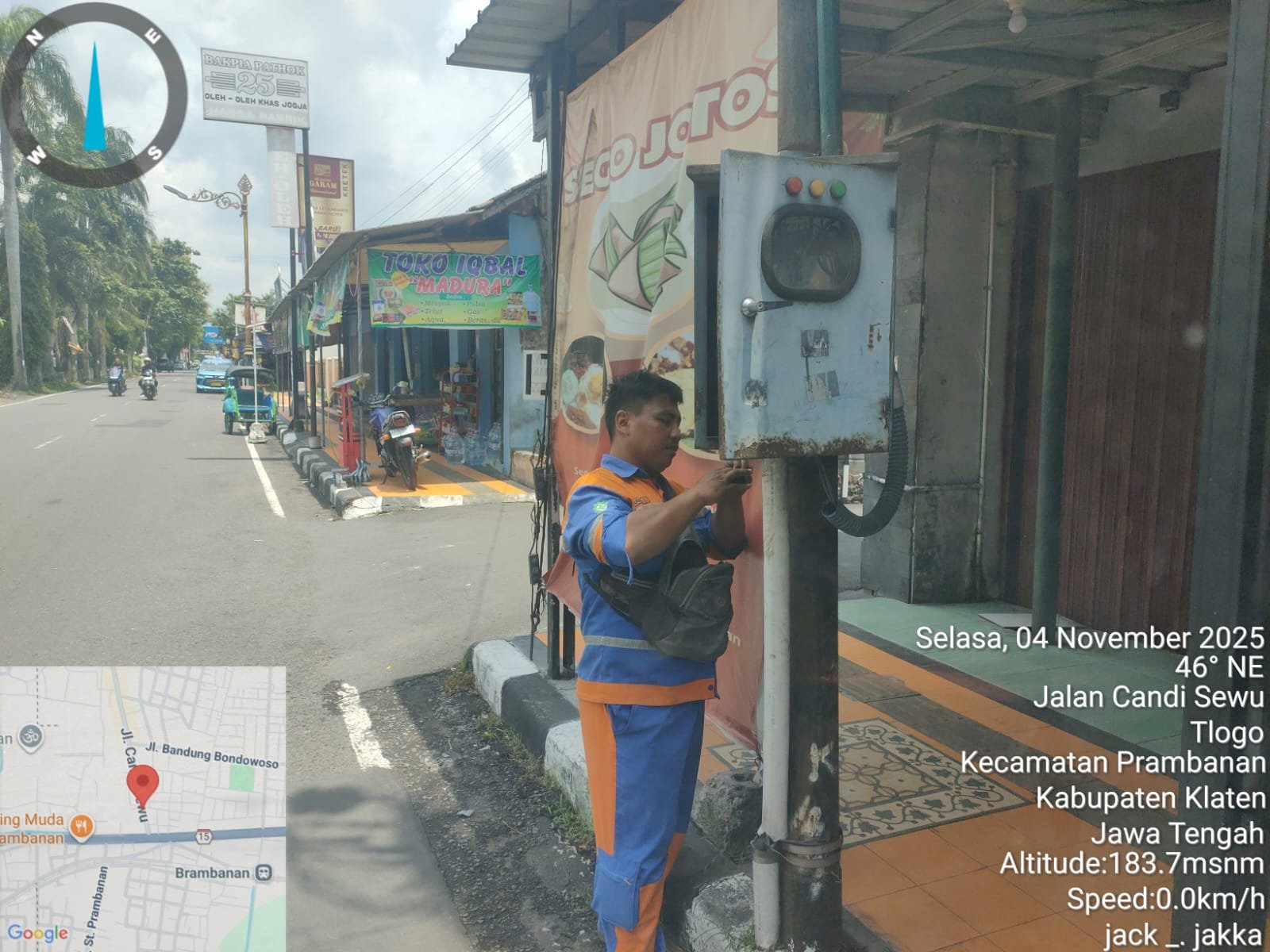 Tindak Lanjut Aduan PJU di Area Candi Prambanan via Lapormasbup