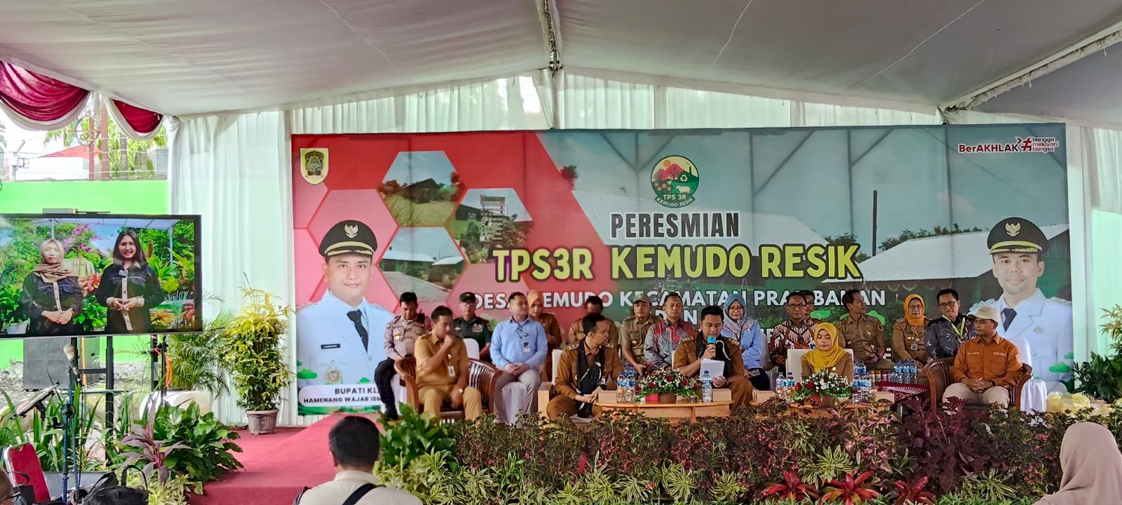Operasi Pengawalan Berhasil: Tim Patroli Jamin Keamanan Acara Sambung Roso dan Peresmian TPS 3R Kemudo Resik
