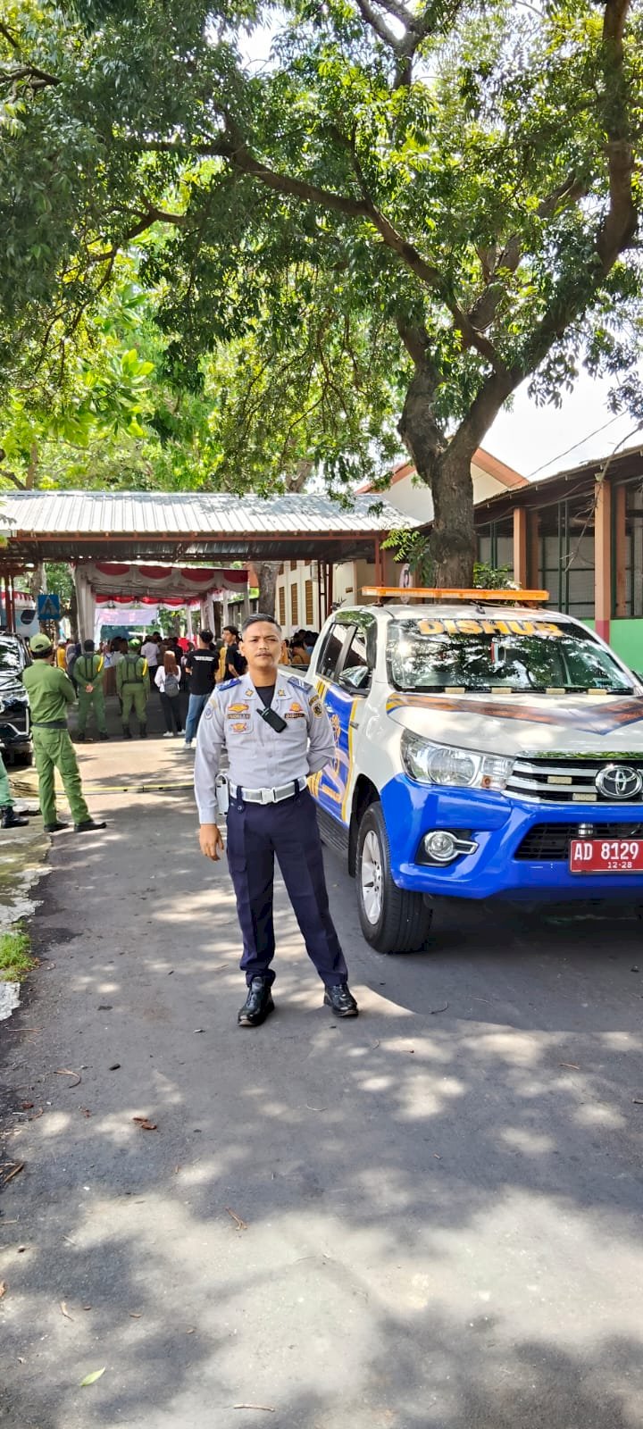 Operasi Pengawalan Berhasil: Tim Patroli Jamin Keamanan Acara Sambung Roso dan Peresmian TPS 3R Kemudo Resik