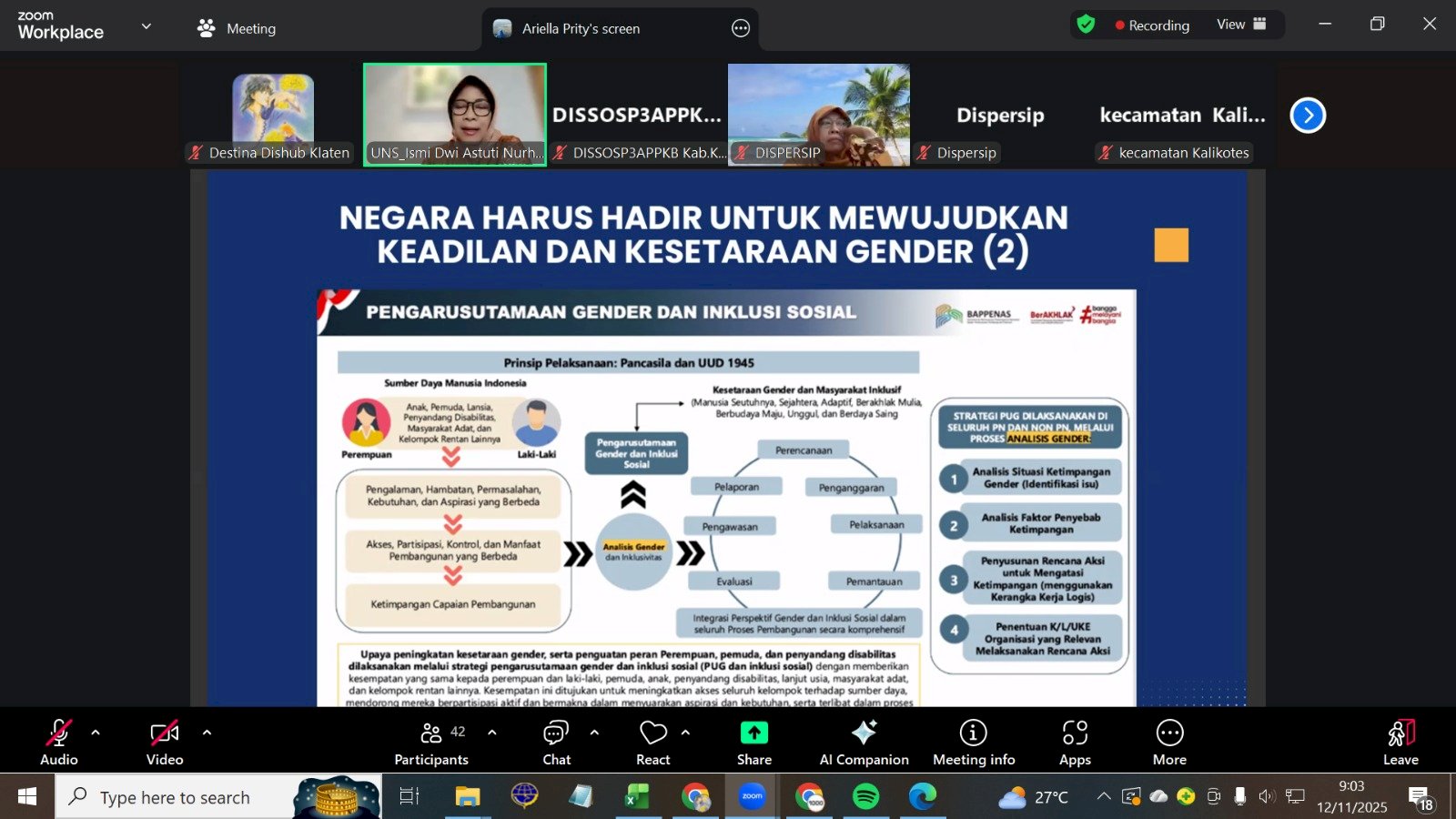 Klaten Siap Taklukkan Penghargaan Gender Champion 2025 Lewat Strategi Terpadu Pengarusutamaan Gender