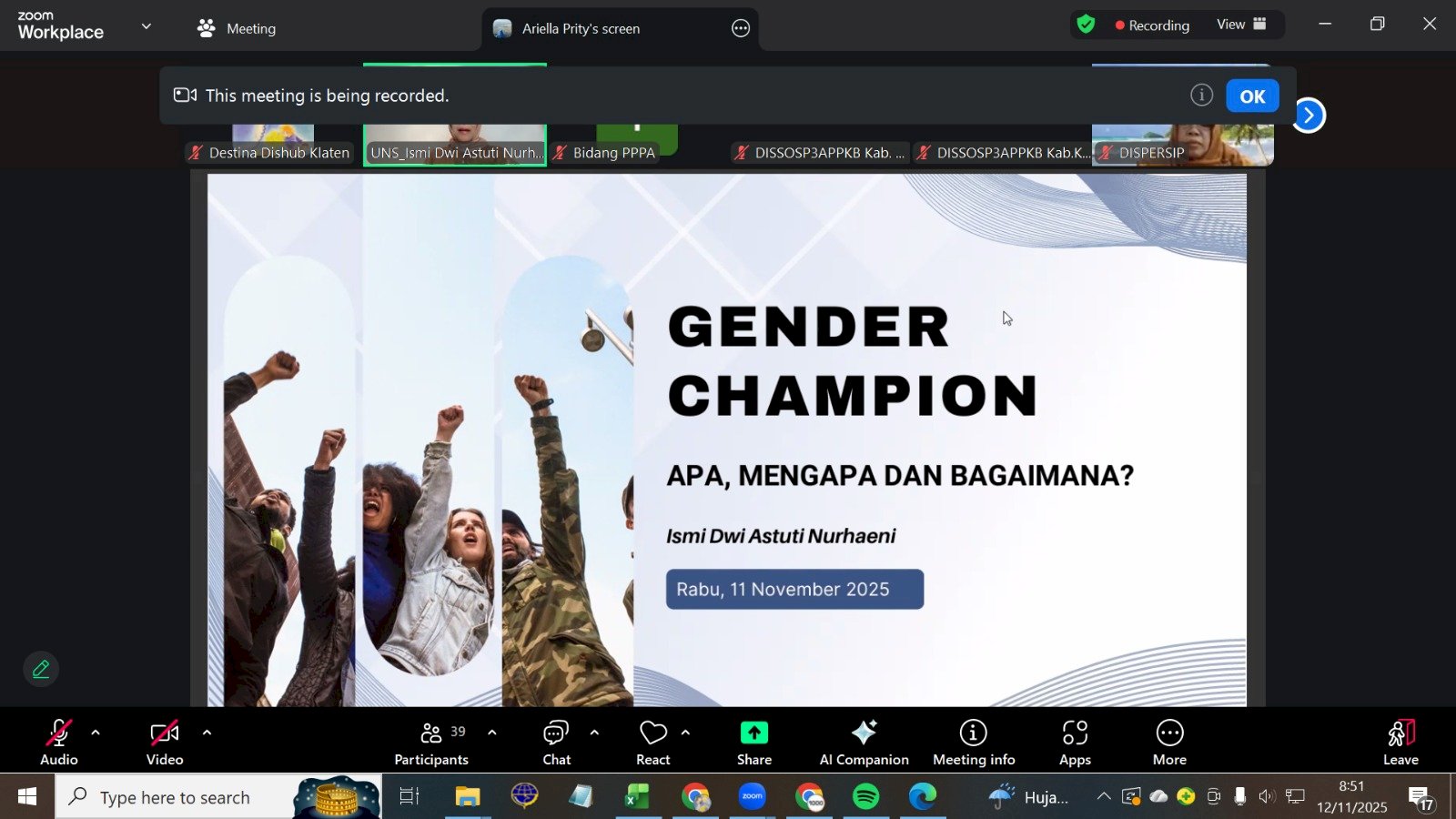 Klaten Siap Taklukkan Penghargaan Gender Champion 2025 Lewat Strategi Terpadu Pengarusutamaan Gender