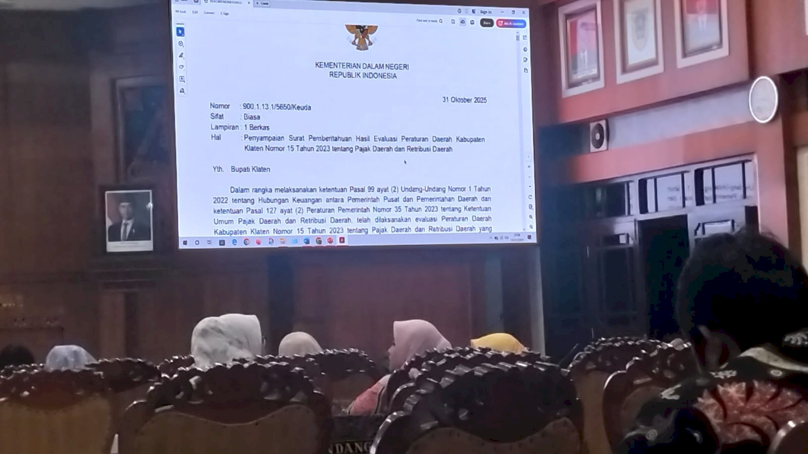 Dengarkan Aspirasi Publik, Dinas Perhubungan Hadir di Public Hearing DPRD Klaten
