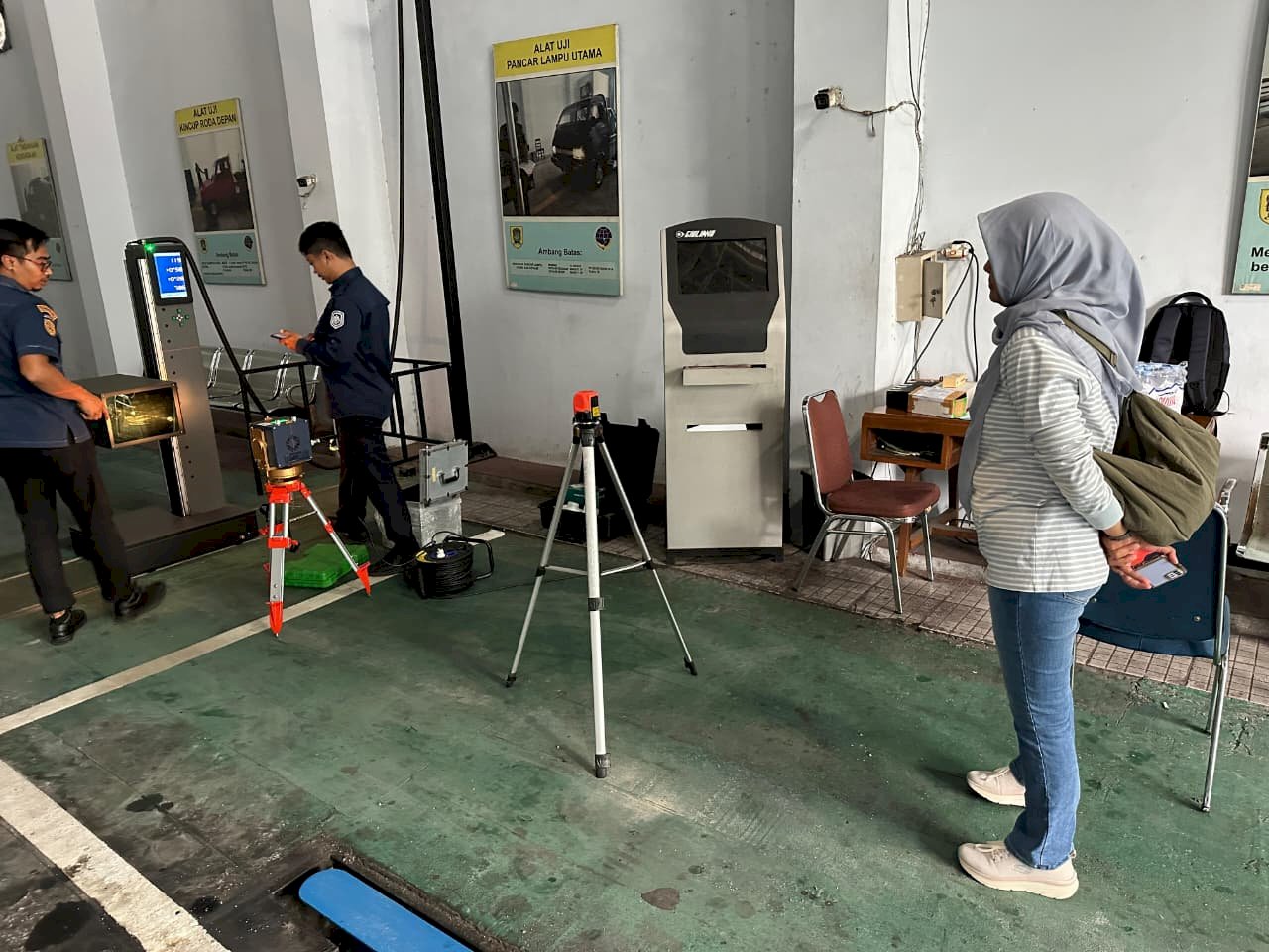 100% Lulus Kalibrasi! Alat Uji Kendaraan Dinas Perhubungan Klaten Teruji Akurat dari Pusat Kemenhumtibmas