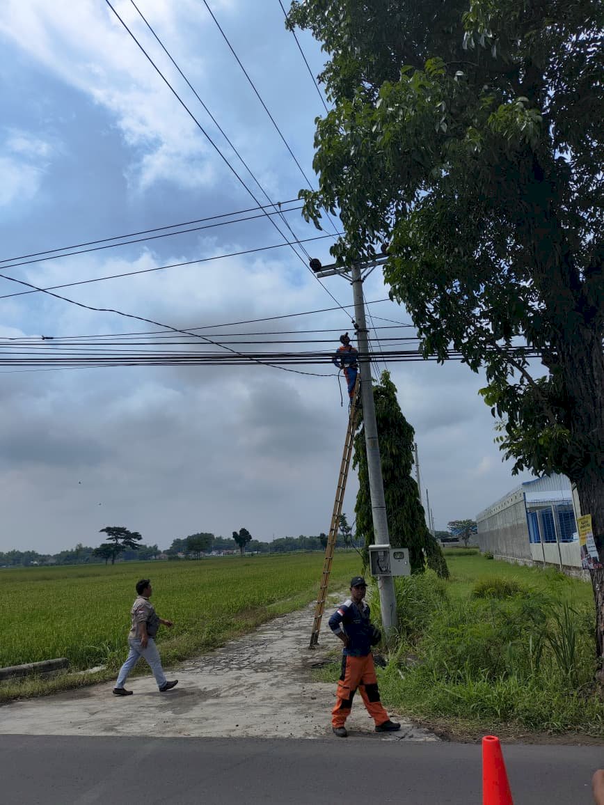 Hemat Energi, Terangi Jalan: Dinas Perhubungan Gunakan Teknologi Solar Panel dalam Konversi PJU Juwiring-Tegalan