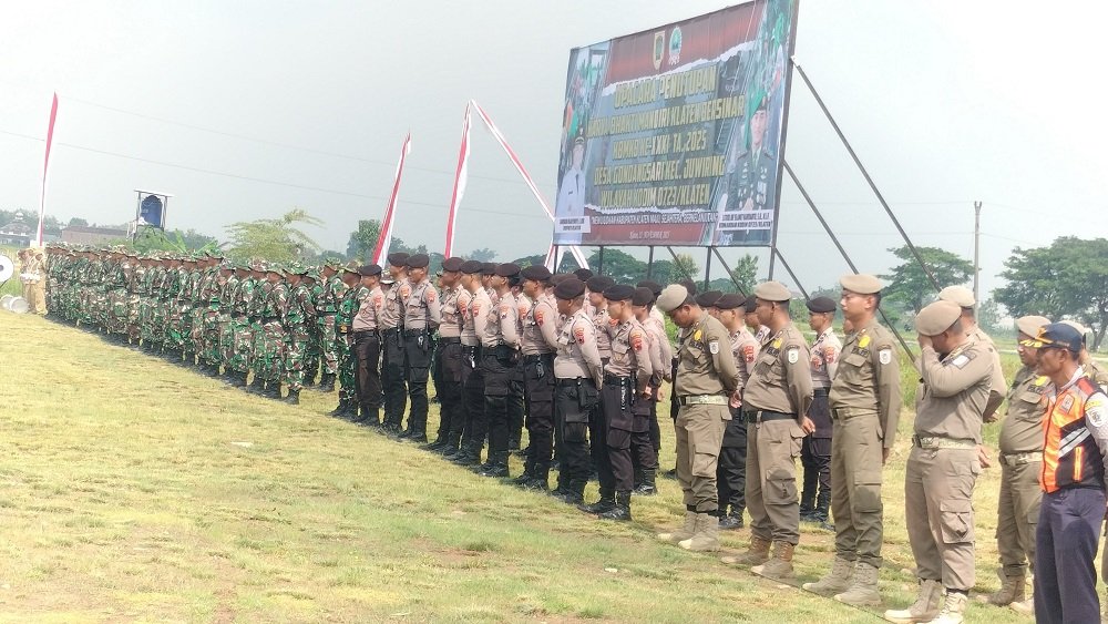 Upacara Penutupan KBMKB ke-XXXI Juwiring: Dishub Klaten Serius Ikuti Upacara