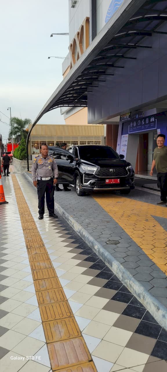 Pengawalan Bupati ke Acara Pameran Otomotif Pemerintah Klaten Berjalan Lancar dan Profesional