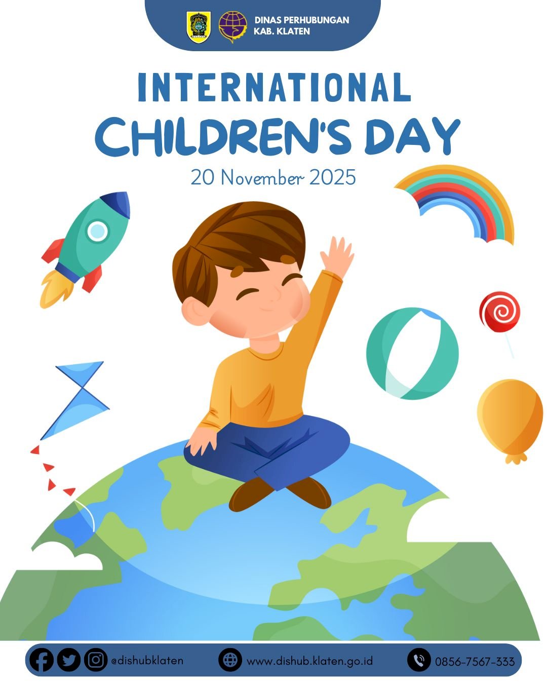 Untuk Masa Depan Cerah Anak Klaten : Dinas Perhubungan Komitmen Pelayanan Publik Ramah Anak Tahun 2026