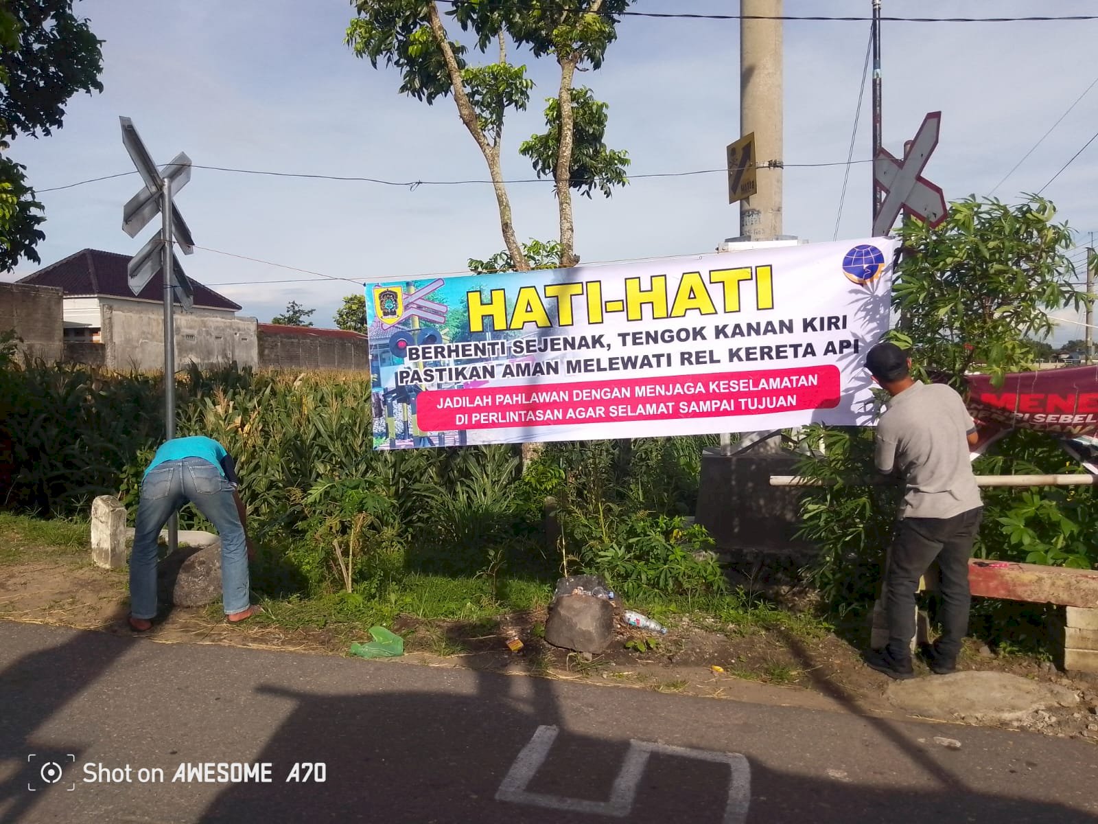 Kampanye Keselamatan Rel Kereta Api Dimulai, Dinas Perhubungan Klaten Beri Pesan Tegas ke Penggguna Jalan
