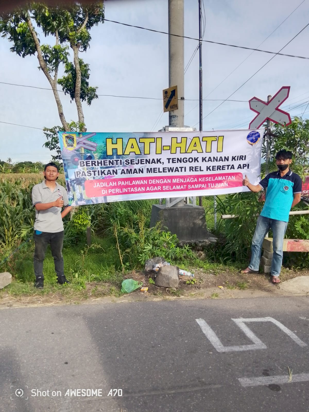 Kampanye Keselamatan Rel Kereta Api Dimulai, Dinas Perhubungan Klaten Beri Pesan Tegas ke Penggguna Jalan