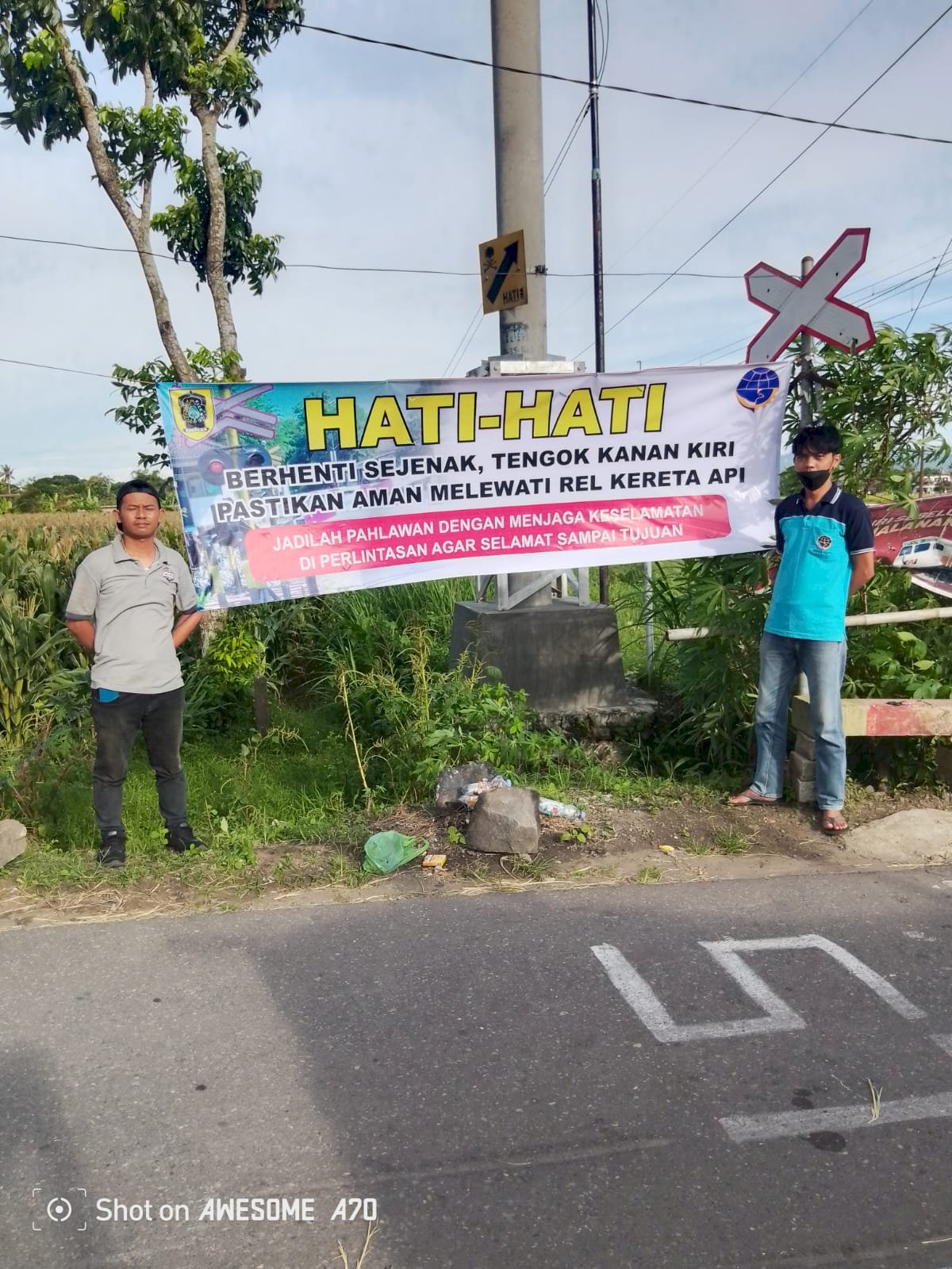 Kampanye Keselamatan Rel Kereta Api Dimulai, Dinas Perhubungan Klaten Beri Pesan Tegas ke Penggguna Jalan