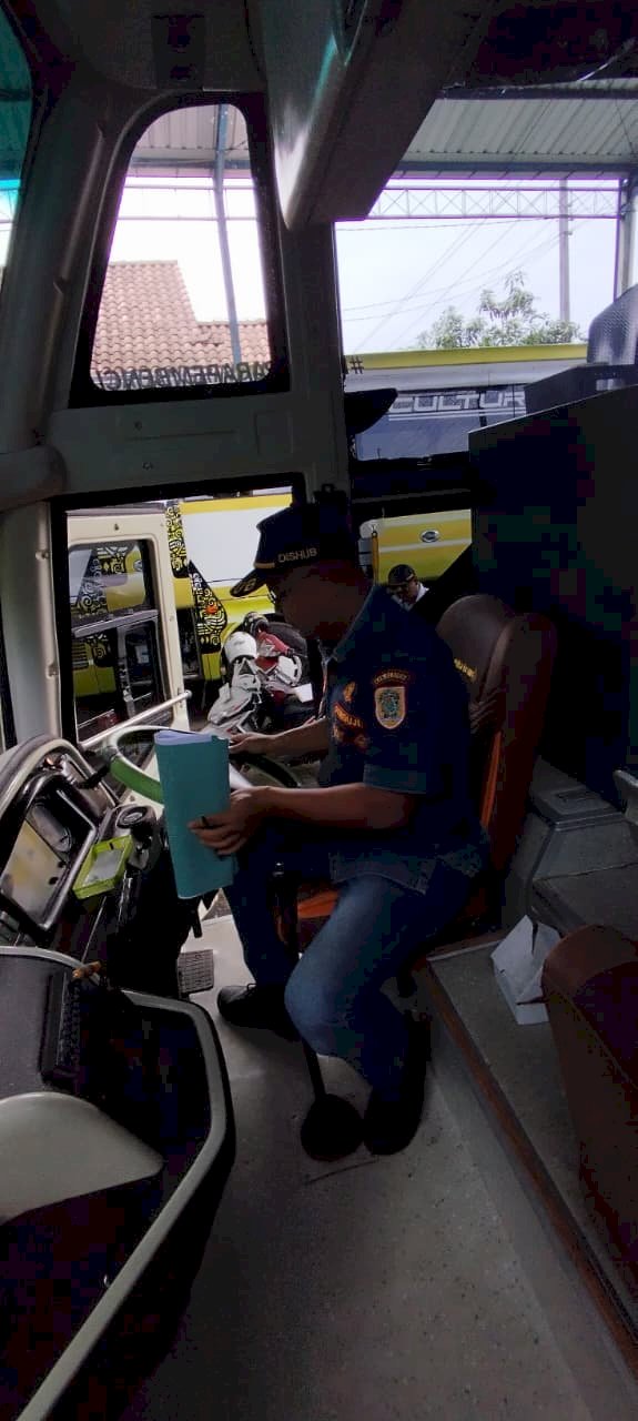 Ramp Check Ketat Bus di Klaten, Kepala Dishub Pastikan Kendaraan Umum Aman untuk Penumpang