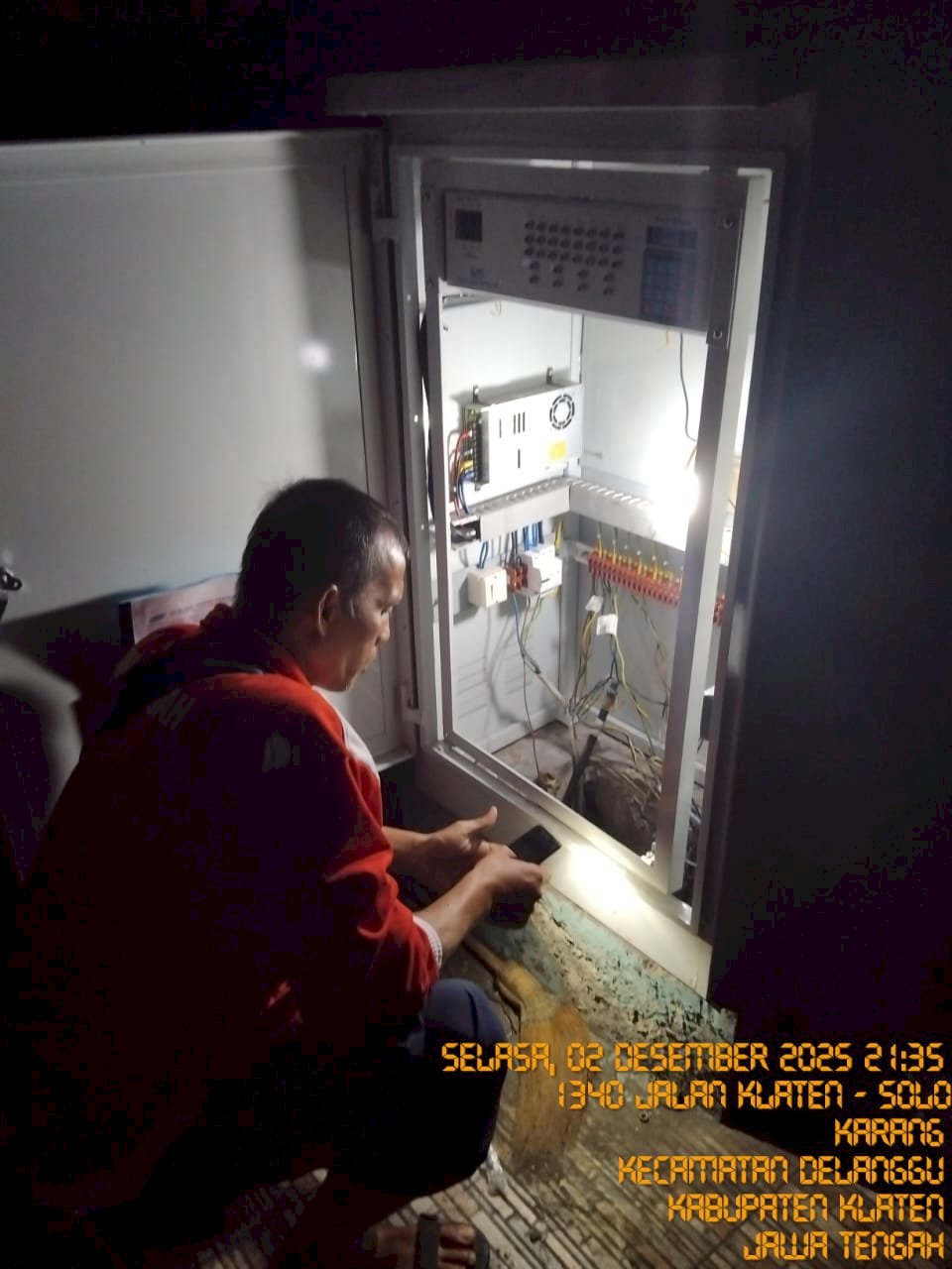 Lampu Merah Karang Delanggu Kembali Hidup! Tim Dishub dan BPTD Sigap Atasi Gangguan