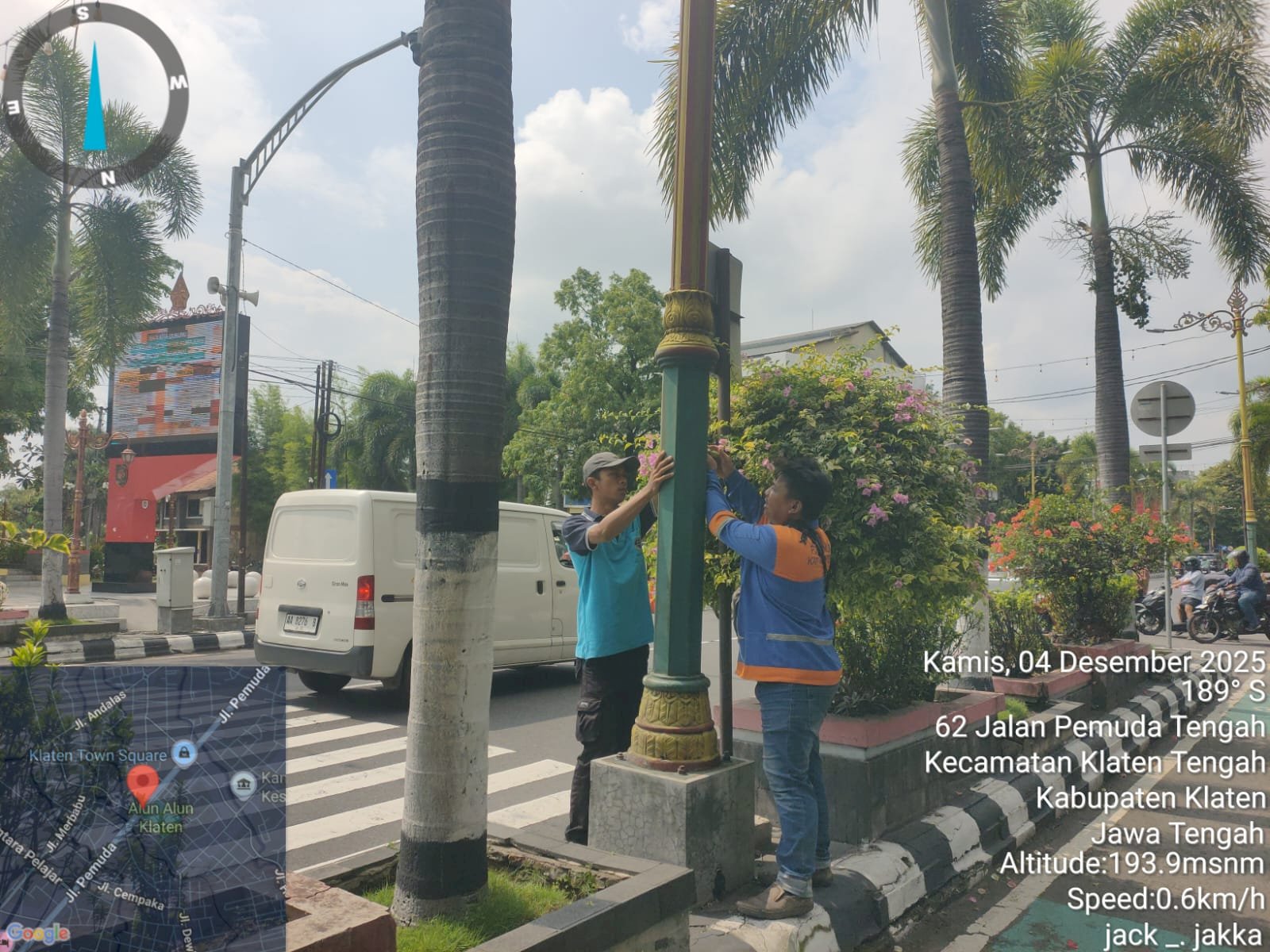 Jalan Pemuda Klaten Lebih Stabil, Dishub Layani Perawatan MCB di Lima Titik PJU