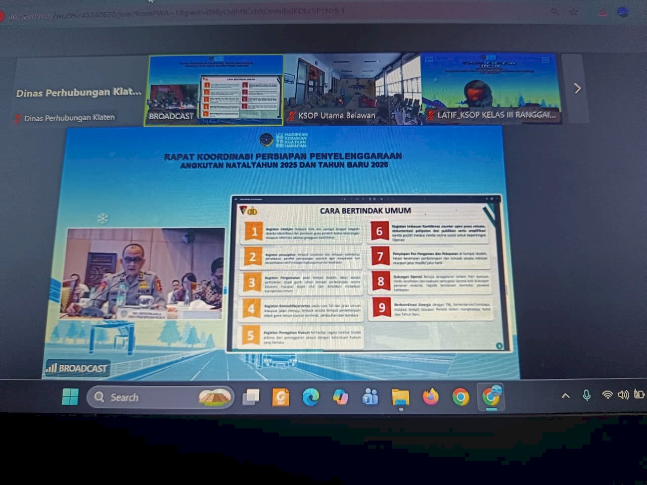 Forum Nataru Tingkat Nasional, Strategi Liburan Aman Disepakati