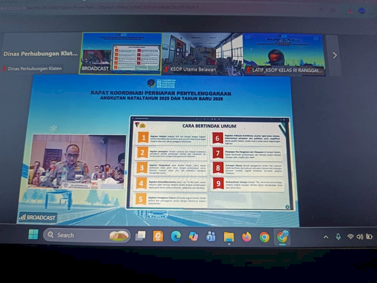 Forum Nataru Tingkat Nasional, Strategi Liburan Aman Disepakati