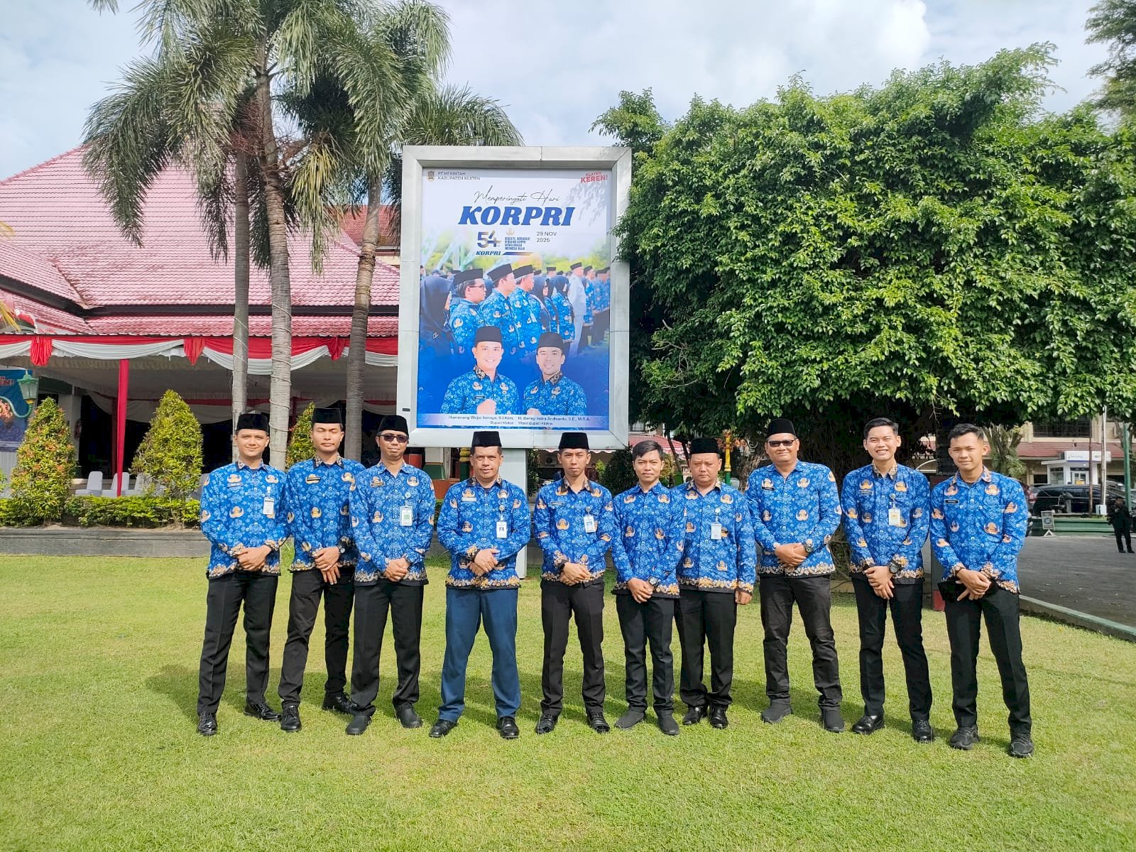 ASN Dishub Klaten Merapat di Halaman Pendopo, Rayakan HUT Korpri Ke-54 dengan Penuh Semangat Kesatuan