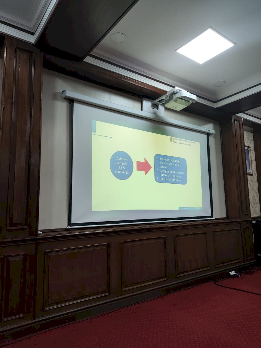 Wujud Komitmen Lingkungan, Dishub Klaten Ikuti Sosialisasi Pengelolaan Sampah B3 dan Limbah B3