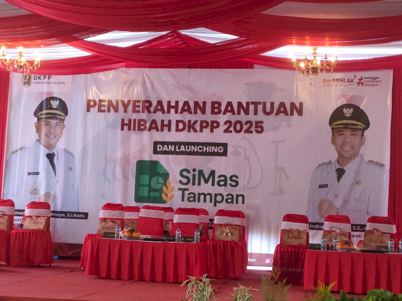 Dukungan Penuh untuk Pertanian Maju, Dishub Klaten Hadiri Penyerahan Hibah DKPP dan Launching SiMas Tampan