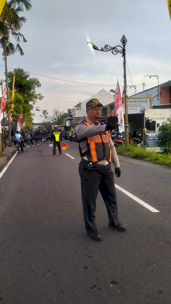 Al Abidin Run 2025 Dipadati Peserta, Tim Dalops Atur Lalu Lintas dengan Mulus