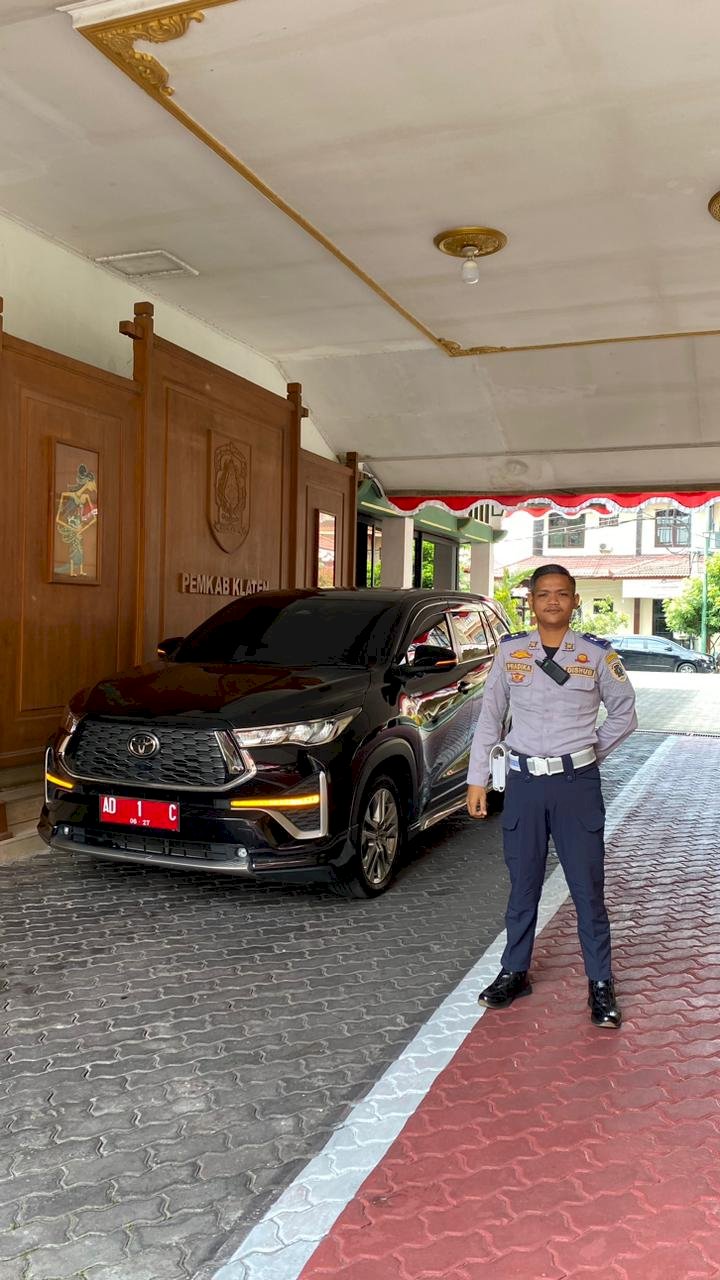 Pengawalan Bupati Klaten Berjalan Lancar, Seksi Dalops Dishub Siap Dukung Setiap Agenda Kepemimpinan Daerah