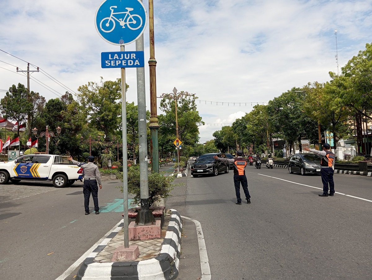 Protokol Lancar, Tim Pengamanan Lalu Lintas Amankan Pelantikan Dekranasda Klaten Periode 2025