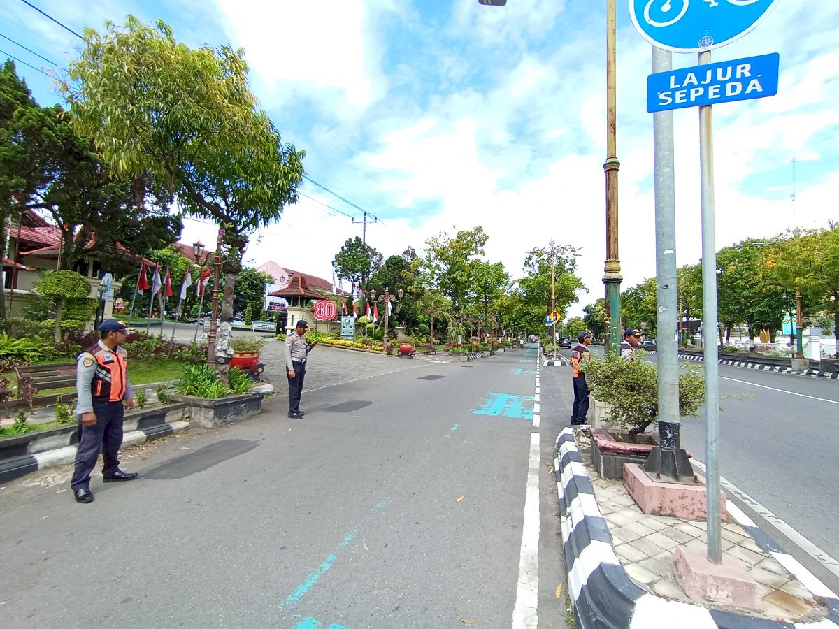 Protokol Lancar, Tim Pengamanan Lalu Lintas Amankan Pelantikan Dekranasda Klaten Periode 2025