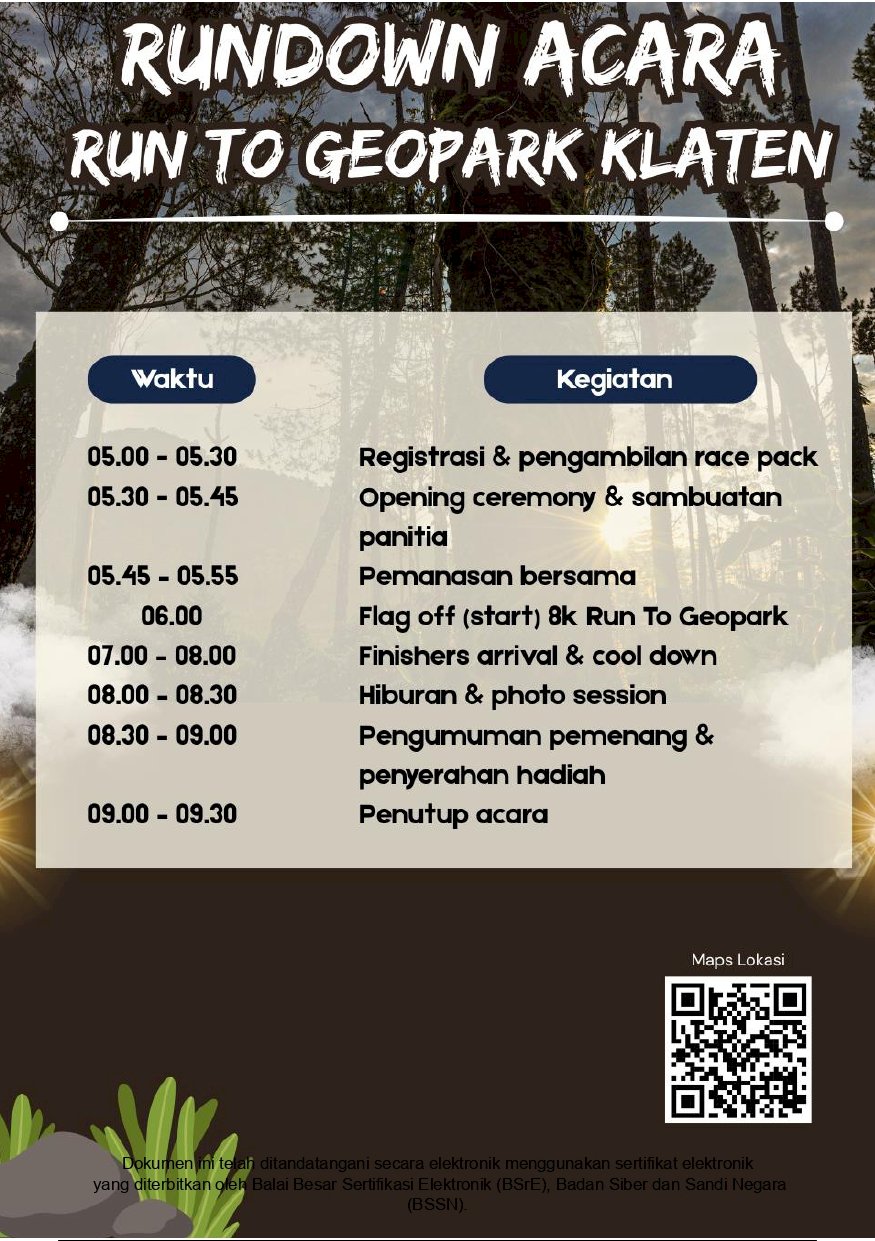 Komunitas Berlari Rayakan Keindahan Geopark, Trail Run Menginspirasi Ribuan Peserta di Bukit Cinta Bayat