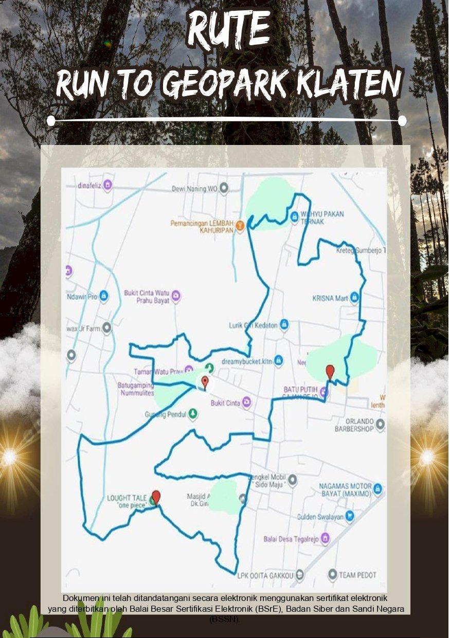 Komunitas Berlari Rayakan Keindahan Geopark, Trail Run Menginspirasi Ribuan Peserta di Bukit Cinta Bayat