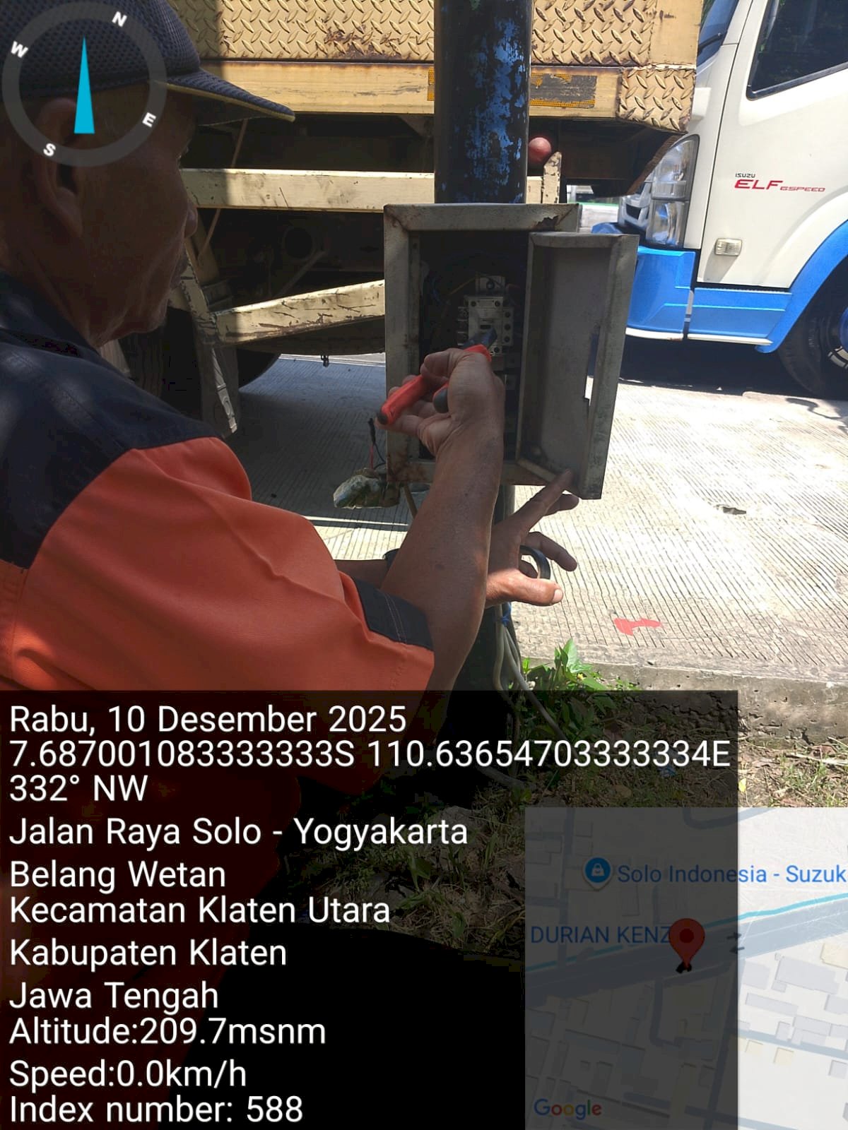 Perbaikan Berkelanjutan, Ganti Kontaktor dan Service Jaringan di Depan Kantor DISHUB