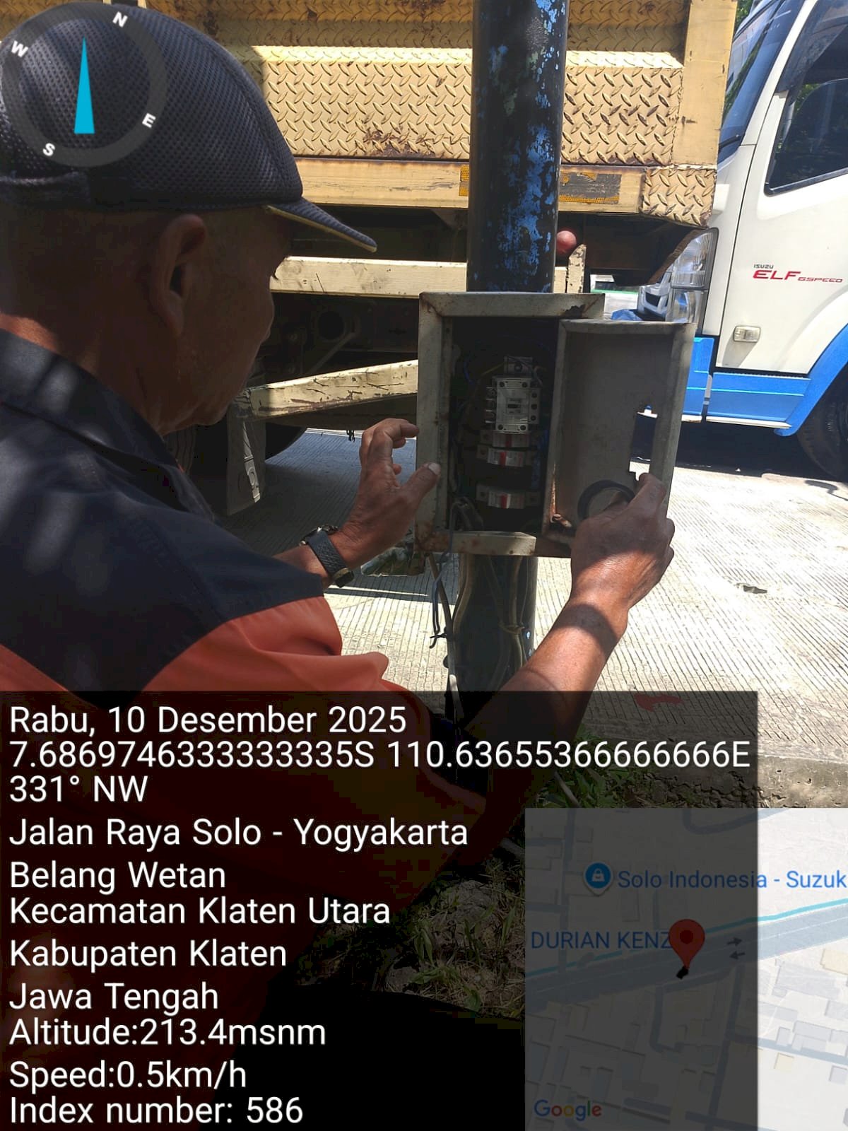 Perbaikan Berkelanjutan, Ganti Kontaktor dan Service Jaringan di Depan Kantor DISHUB