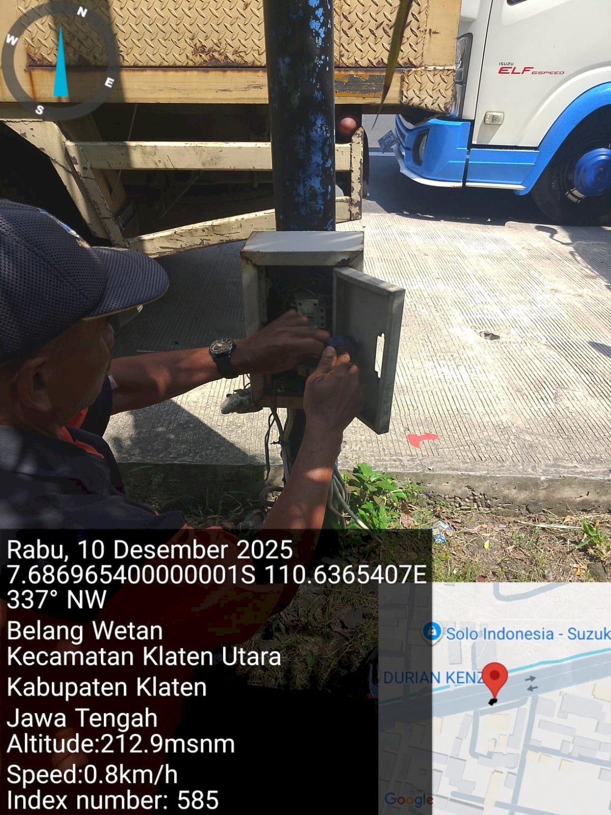 Perbaikan Berkelanjutan, Ganti Kontaktor dan Service Jaringan di Depan Kantor DISHUB