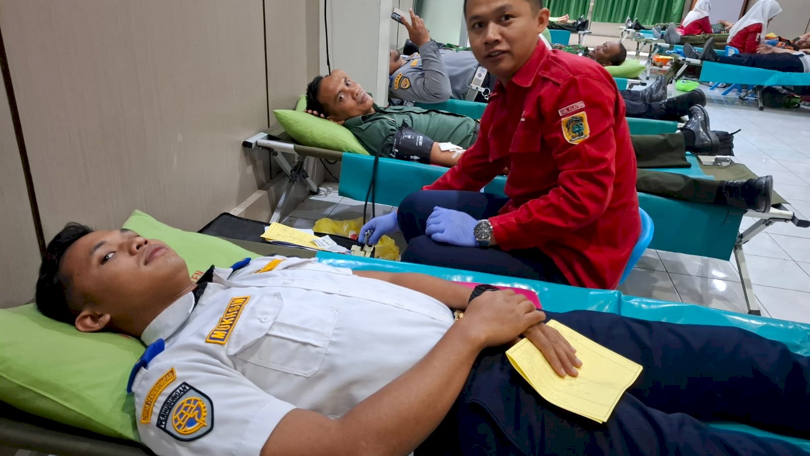 Solidaritas Kemanusiaan, Pegawai Dishub Klaten Ikut Donor Darah Sambut Hari Juang TNI AD