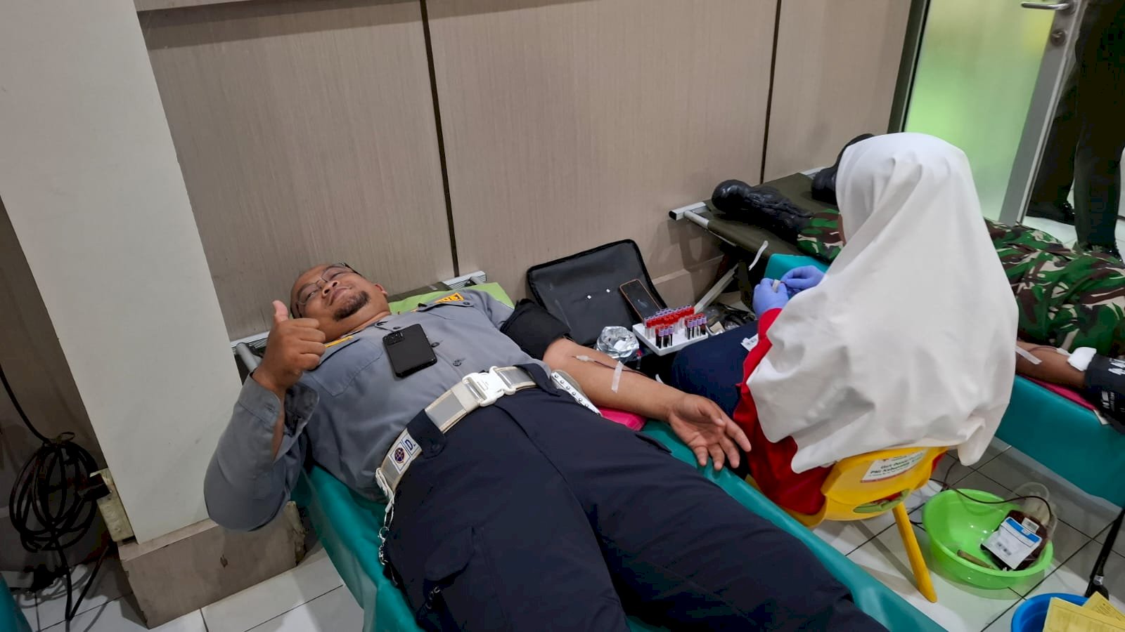 Solidaritas Kemanusiaan, Pegawai Dishub Klaten Ikut Donor Darah Sambut Hari Juang TNI AD