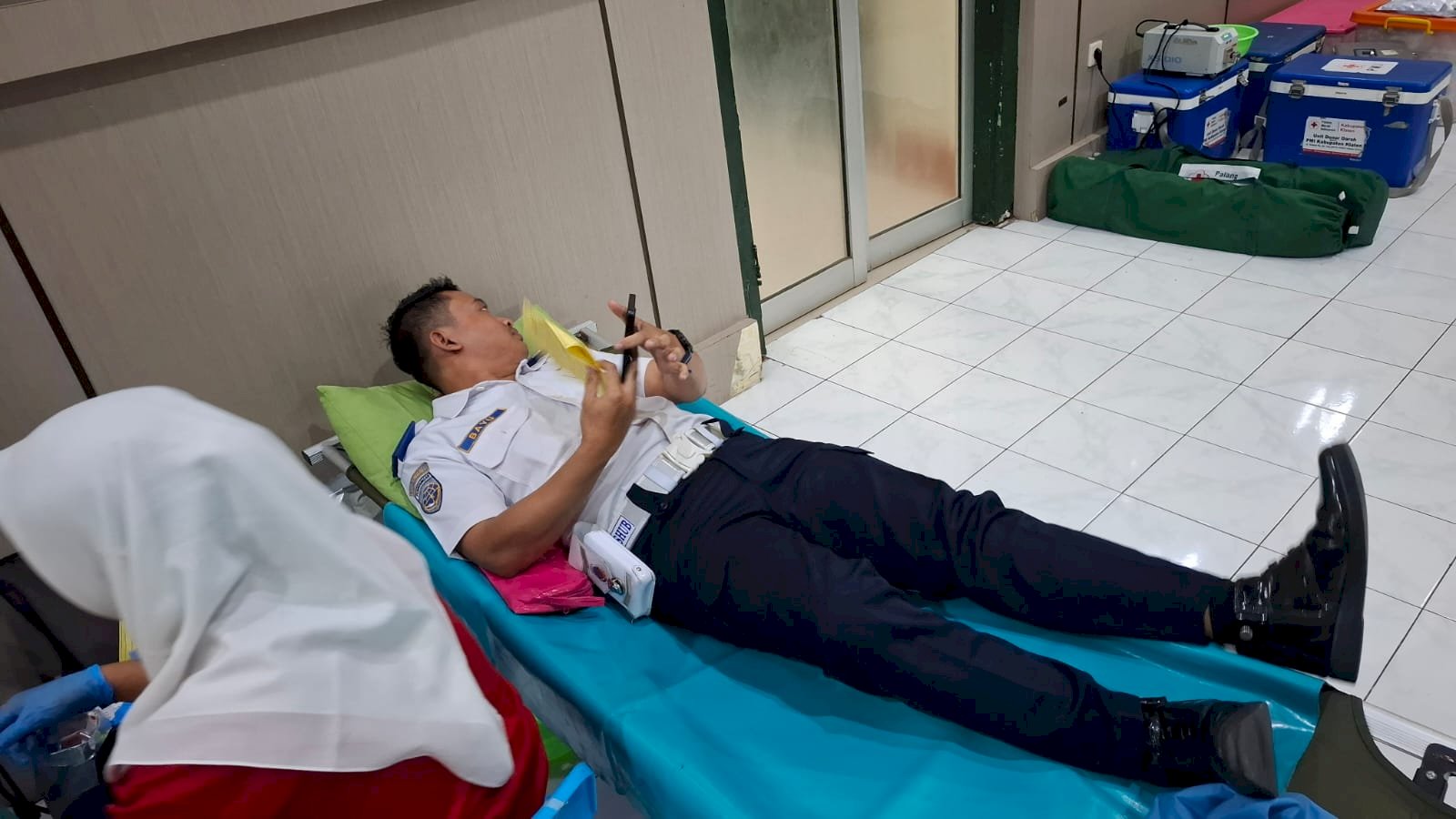 Solidaritas Kemanusiaan, Pegawai Dishub Klaten Ikut Donor Darah Sambut Hari Juang TNI AD